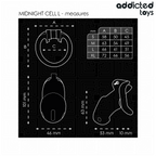 ADDICTED TOYS LOCKED - MINDNIGHT CELL CAGE À PÉNIS TAILLE L