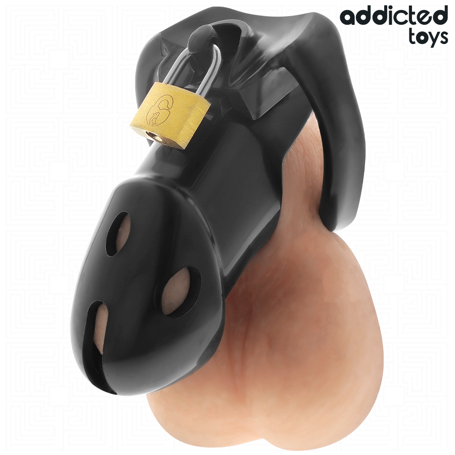 ADDICTED TOYS LOCKED - CAGE À PÉNIS UNBROKEN DEN 9,8 CM