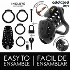 ADDICTED TOYS LOCKED - À PÉNIS CREUSE ENCHAÎNÉE 10,5 CM