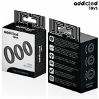 ADDICTED TOYS - LOT D'ANNEAUX PLATS EN SILICONE