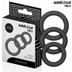 ADDICTED TOYS - LOT DE ANNEAUX EN SILICONE MODÈLE 1