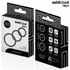 ADDICTED TOYS - LOT DE ANNEAUX EN SILICONE MODÈLE 2