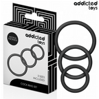ADDICTED TOYS - LOT DE ANNEAUX EN SILICONE MODÈLE 2