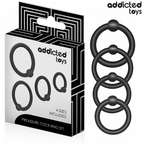 ADDICTED TOYS - LOT D'ANNEAUX EN SILICONE À PRESSION