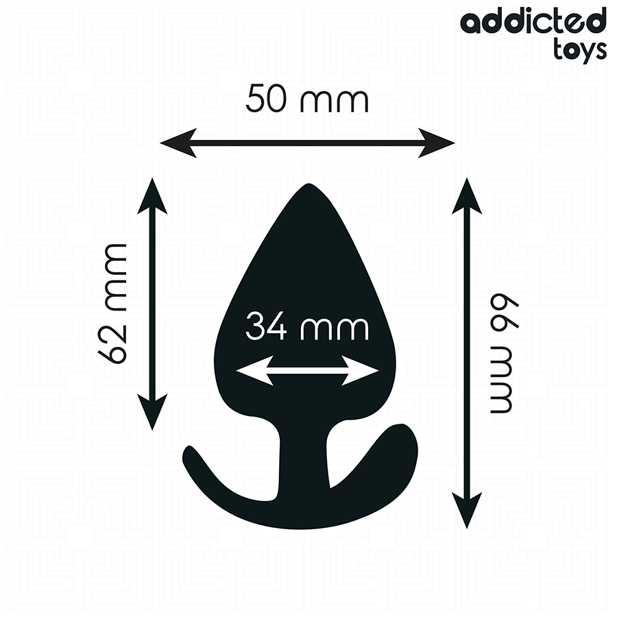 ADDICTED TOYS - PLUG ANAL TAILLE M 6,6 CM
