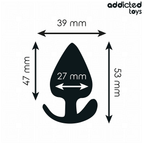 ADDICTED TOYS - PLUG ANAL TAILLE S 5,3 CM