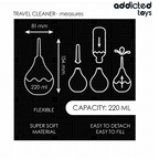 ADDICTED TOYS - NETTOYANT ANAL DE VOYAGE TAILLE L 220 ML