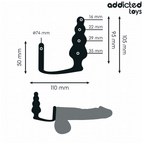 ADDICTED TOYS - PLUG ANAL AVEC ANNEAU MODÈLE 5