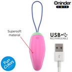 ONINDER CUTE - ŒUF EN SILICONE VIBRANT ET ROTATIF À 360° - APPLICATION MONDIALE GRATUITE