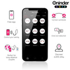 ONINDER CUTE - ŒUF EN SILICONE À VIBRATIONS ET TAPOTEMENTS - APPLICATION MONDIALE GRATUITE