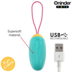 ONINDER CUTE - ŒUF VIBRANT LOVE PLEASURE - PIERRES EN SILICONE ROTATIVES - APPLICATION MONDIALE GRATUITE