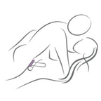 ROCKS-OFF - ANNEAU DE MASTURBATION EN SILICONE NOIR TWIST
