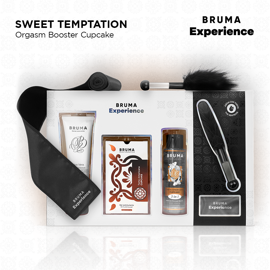 BRUMA XPERIENCE - KIT TENTATION DE TARTE AMÉRICAINE DOUCE AVEC AMPLIFICATEUR D'ORGASME
