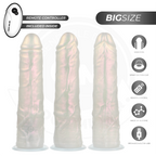 COCK MILLER - GODE AVEC VENTOUSE, LUMIÈRES ET VIBRATIONS AVEC TÉLÉCOMMANDE BLANC 21,5 CM