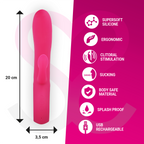 MORESSA - DUSTIN ASPIRATION CLITORIDIENNE ET VIBRATIONS PUISSANTES SILICONE PREMIUM RECHARGEABLE