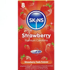 SKINS - PACK DE 8 PRÉSERVATIFS PREMIUM FRAISE