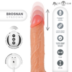 MR INTENSE - BROSNAN RÉALISTE MULTIFONCTIONNEL AVEC VIBRATION, TÉLÉCOMMANDE HAUT/BAS, 22 CM - OU - 4 CM