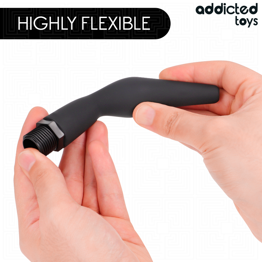 ADDICTED TOYS - NETTOYEUR ANAL AVEC ADAPTATEUR UNIVERSEL MODÈLE 2