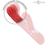 INTENSE - LELE VIBRATEUR MULTIFONCTION ROTATIF & OSCILLANT & STIMULANT ROUGE