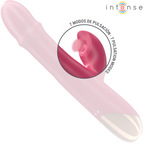 INTENSE - CHLOE VIBRATEUR MULTIFONCTION 3 EN 1 ROUGE