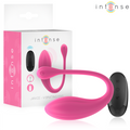 INTENSE - JANICE U VIBRATEUR DOUBLE STIMULATION 10 VIBRATIONS ROSE TÉLÉCOMMANDE
