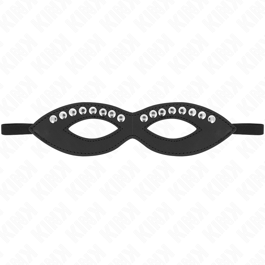 KINK - MASQUE POUR LES YEUX AVEC MINI RIVETS MODÈLE 1 20,5 x 5,5 CM