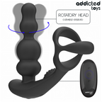 ADDICTED TOYS - MASSEUR DE PROSTATE ROTATIF À TÉLÉCOMMANDE