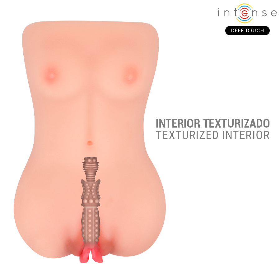 INTENSE DEEP TOUCH - VIBRATEUR ET MASTURBATEUR À SUCCION CATHERINE AVEC VOIX