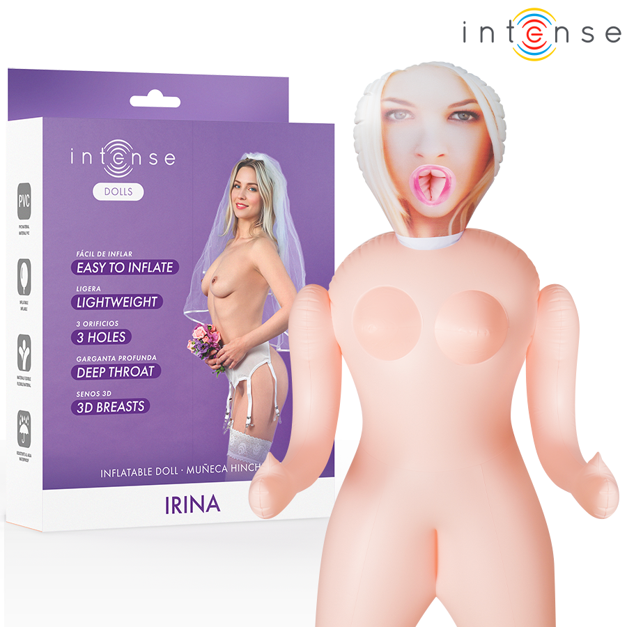 INTENSE DOLLS - POUPÉE GONFLABLE IRINA À TROIS ORIFICES