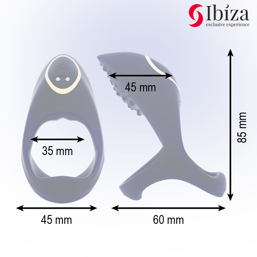 IBIZA - ANNEAU PÉNIS MULTISENSORIEL