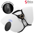 IBIZA - VIBRATEUR COUPLE EN FORME DE CŒUR AVEC TÉLÉCOMMANDE