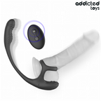 ADDICTED TOYS - PLUG ANAL AVEC VIBRATION, ONDULATION À 360° ET STIMULATEUR DE TESTICULES