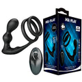 MR PLAY - PLUG ANAL VIBRANT AVEC ANNEAU PÉNIS ET TÉLÉCOMMANDE