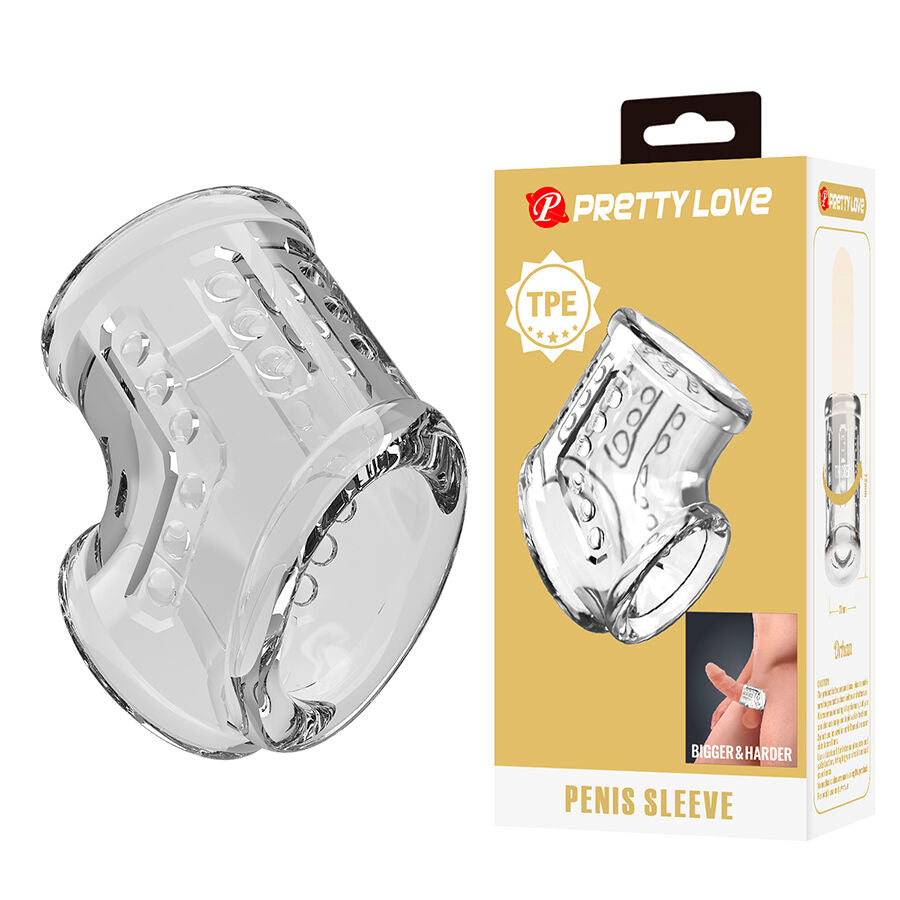 PRETTY LOVE - GAINE PÉNIENNE COURTE ET TRANSPARENTE