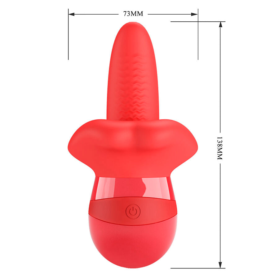 PRETTY LOVE - OBELIA VIBRATEUR À LANGUE AVEC MOUVEMENT ORBITAL