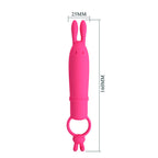 PRETTY LOVE - DELIA VIBRATEUR RABBIT AVEC ANNEAU DE RÉSISTANCE