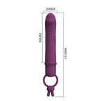 PRETTY LOVE - CORA VIBRATEUR EN FORME DE PÉNIS AVEC ANNEAU DE RÉSISTANCE