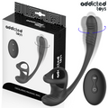 ADDICTED TOYS - PLUG ANAL AVEC VIBRATION, ONDULATION À 360° ET STIMULATEUR DE TESTICULES