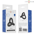 INTENSE - JOHN ANNEAU TRIPLE AJUSTABLE POUR LE PÉNIS MODÈLE 4