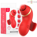 INTENSE - PATTY STIMULATEUR AVEC 4 TÊTES : SUCCION, TAPOTER, GRIFFER ET LÉCHER