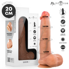 MR INTENSE - BRUCE M Pénis ultra-réaliste avec testicules 20 cm -Ø- 4,5 cm