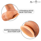 MR INTENSE - BRUCE M Pénis ultra-réaliste avec testicules 20 cm -Ø- 4,5 cm