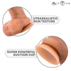 MR INTENSE - BRUCE XL PÉNIS ULTRA-RÉALISTE AVEC TESTICULES 25,5 CM -Ø- 5,5 CM