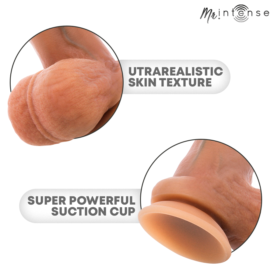 MR INTENSE - GARY M Pénis ultra-réaliste avec testicules 20 cm -Ø- 4,2 cm