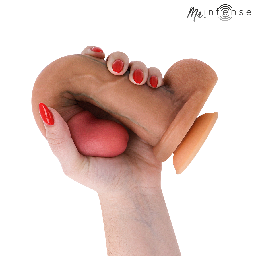 MR INTENSE - GARY L PÉNIS ULTRA-RÉALISTE AVEC TESTICULES 23 CM - Ø 4,7 CM