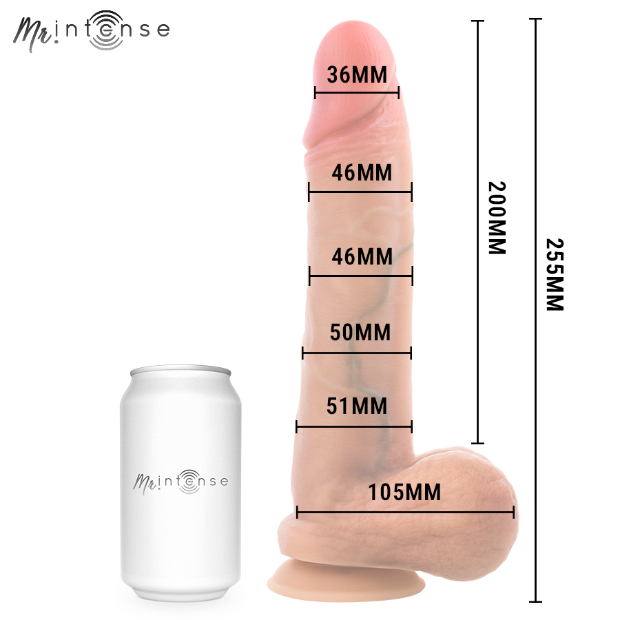 MR INTENSE - GARY XL PÉNIS ULTRA-RÉALISTE AVEC TESTICULES 25,5 CM -Ø- 5,1 CM