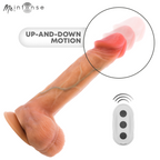 MR INTENSE - LOGAN VIBRATEUR AVEC EFFET CHAUFFANT ET TÉLÉCOMMANDE 20 CM -Ø- 4,1 CM