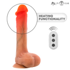 MR INTENSE - BRADLEY VIBRATEUR AVEC EFFET CHAUFFANT ET TÉLÉCOMMANDE 21 CM -Ø- 4,2 CM