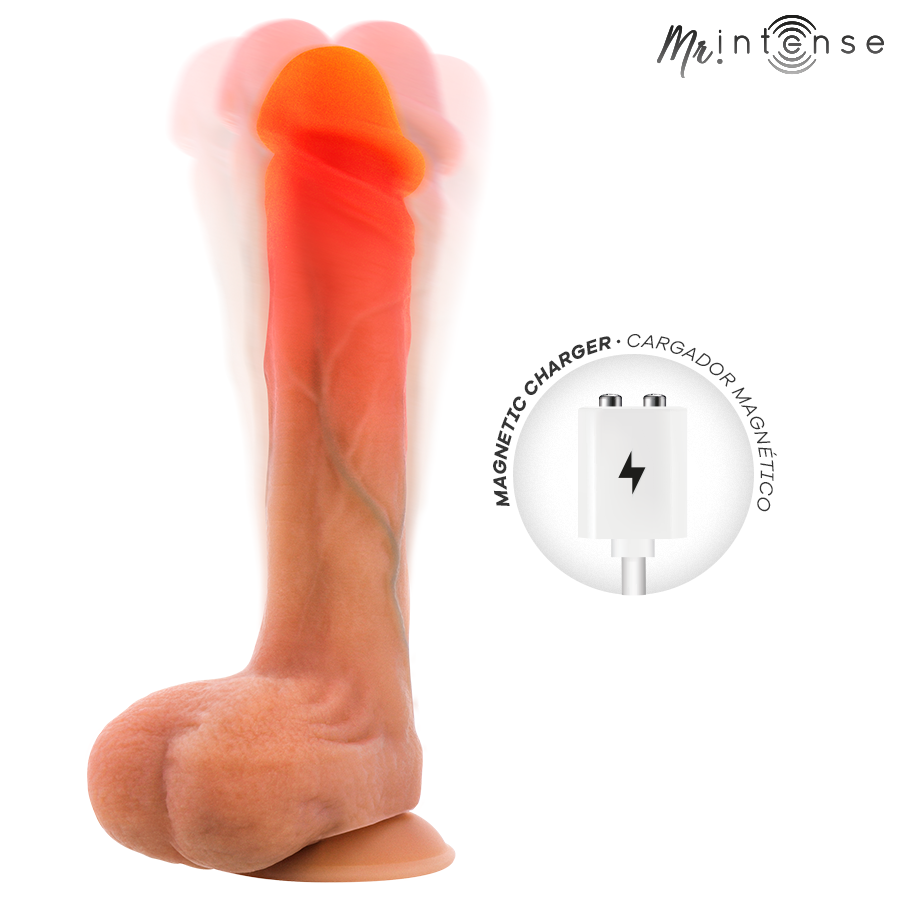 MR INTENSE - BRADLEY VIBRATEUR AVEC EFFET CHAUFFANT ET TÉLÉCOMMANDE 21 CM -Ø- 4,2 CM