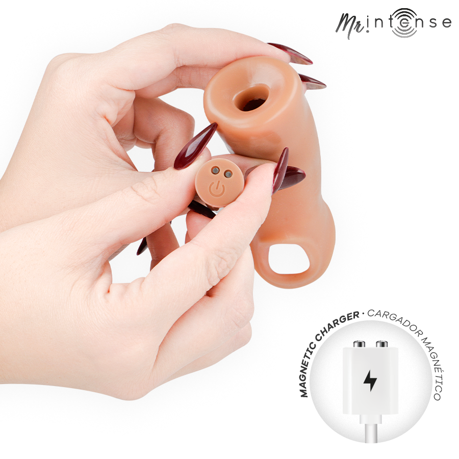 MR INTENSE - ARNOLD M MANCHON PÉNIS VIBRANT ULTRA-RÉALISTE 14,5 CM -Ø- 4 CM